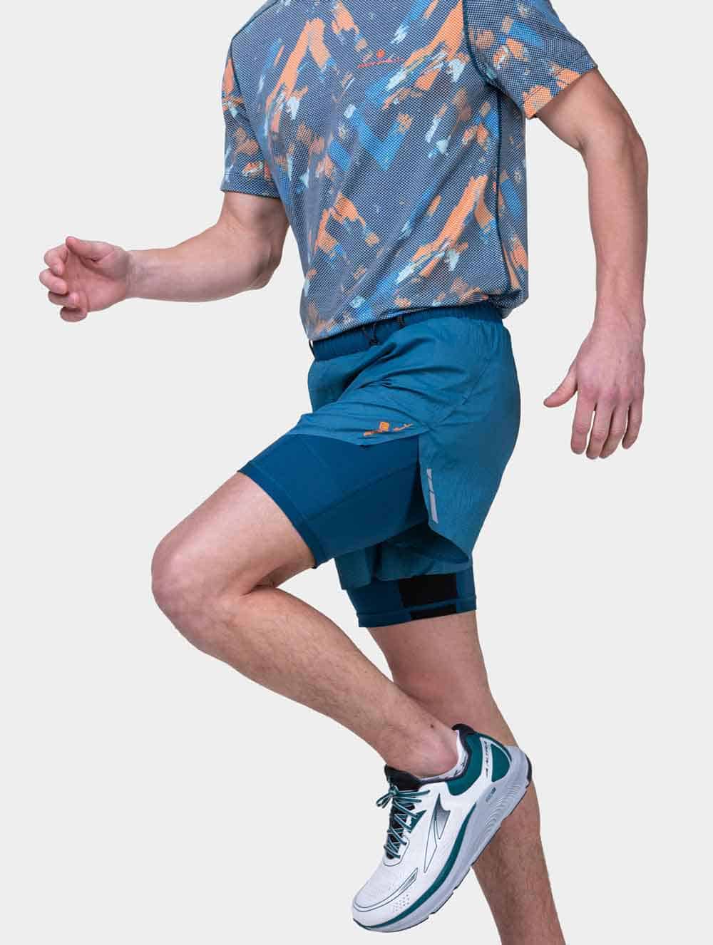 SHORT DE RUNNING HOMBRE - TECH RACE TWIN SHORT - RONHILL - Imagen 7