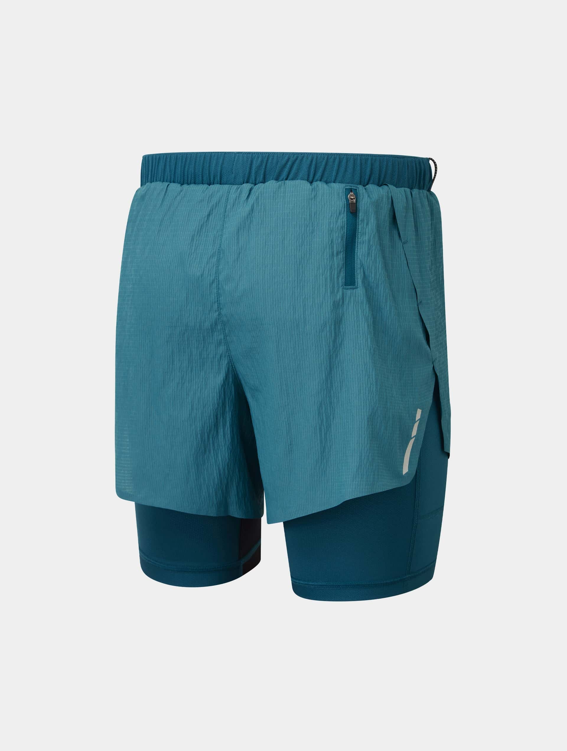 SHORT DE RUNNING HOMBRE - TECH RACE TWIN SHORT - RONHILL - Imagen 2