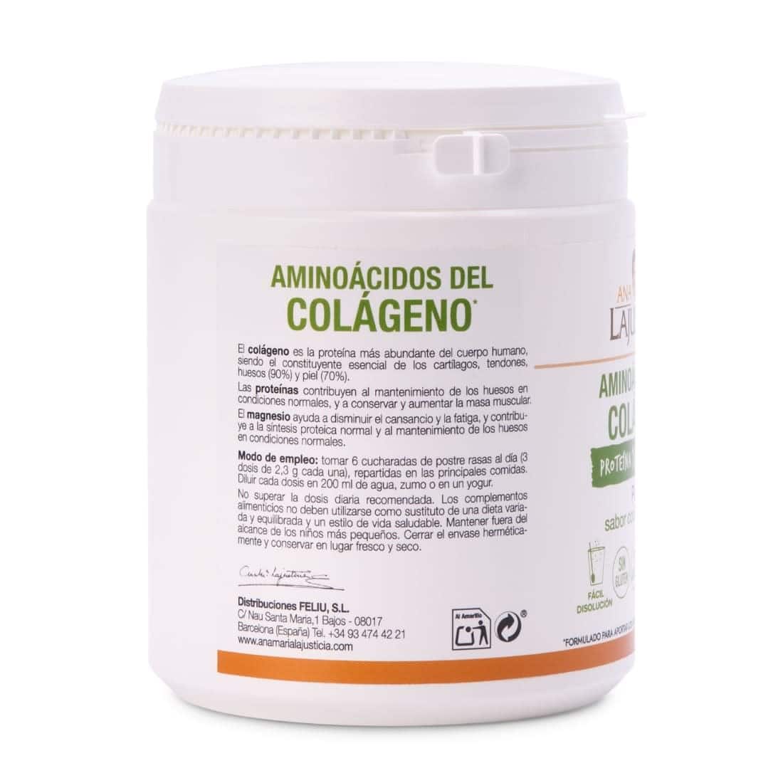 AMINOÁCIDOS DEL COLÁGENO (350 gramos) - Polvo. Sabor cookies and cream – Ana Maria Lajusticia - Imagen 3